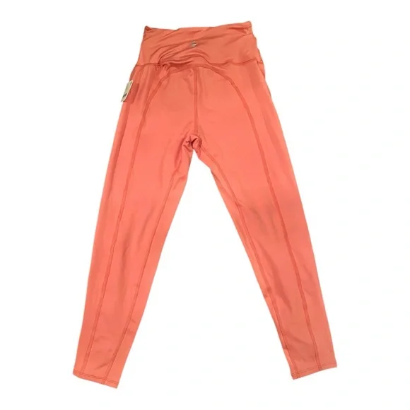 FP Movement High-Rise Ankle Breathe Deeper Leggings Size S Crush Blush/Peach NWT - Picture 4 of 11
